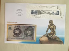 Banknotenbrief Dänemark 