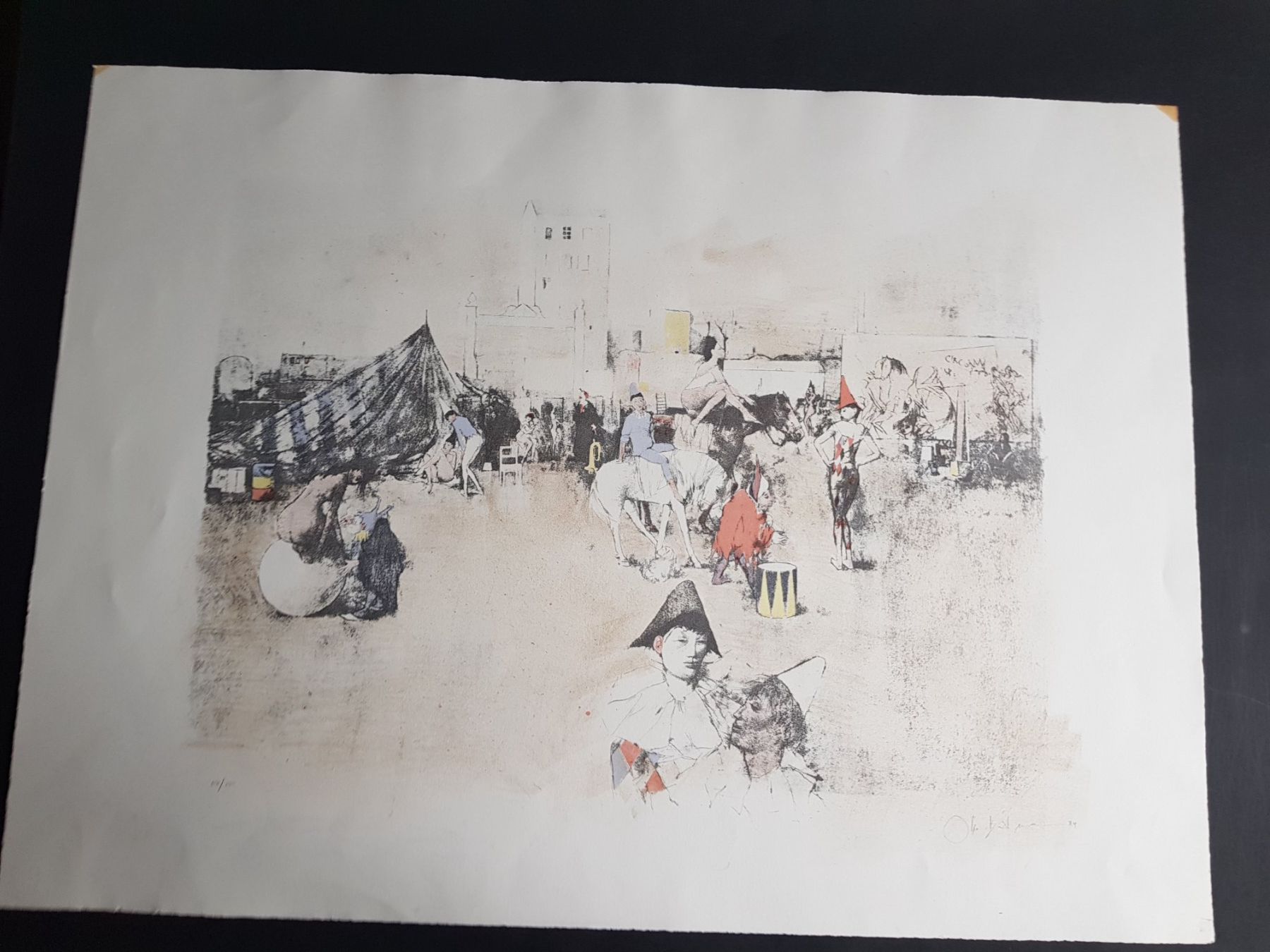 Grafica & Litografie: OTTO BACHMANN LITHOGRAPHIE SIGNIERT NUMMERIERT – Usato da Gersau venduto da grafik-kunst 2