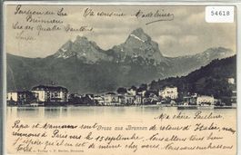 Gruss aus Brunnen 1903