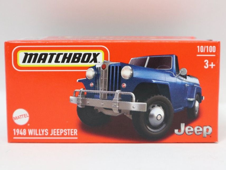 Matchbox Modellini d'auto: Matchbox 1948 Willys Jeepster Jeep – Nuovo e nell'imballaggio originale da Eschenbach SG venduto da Astalavista