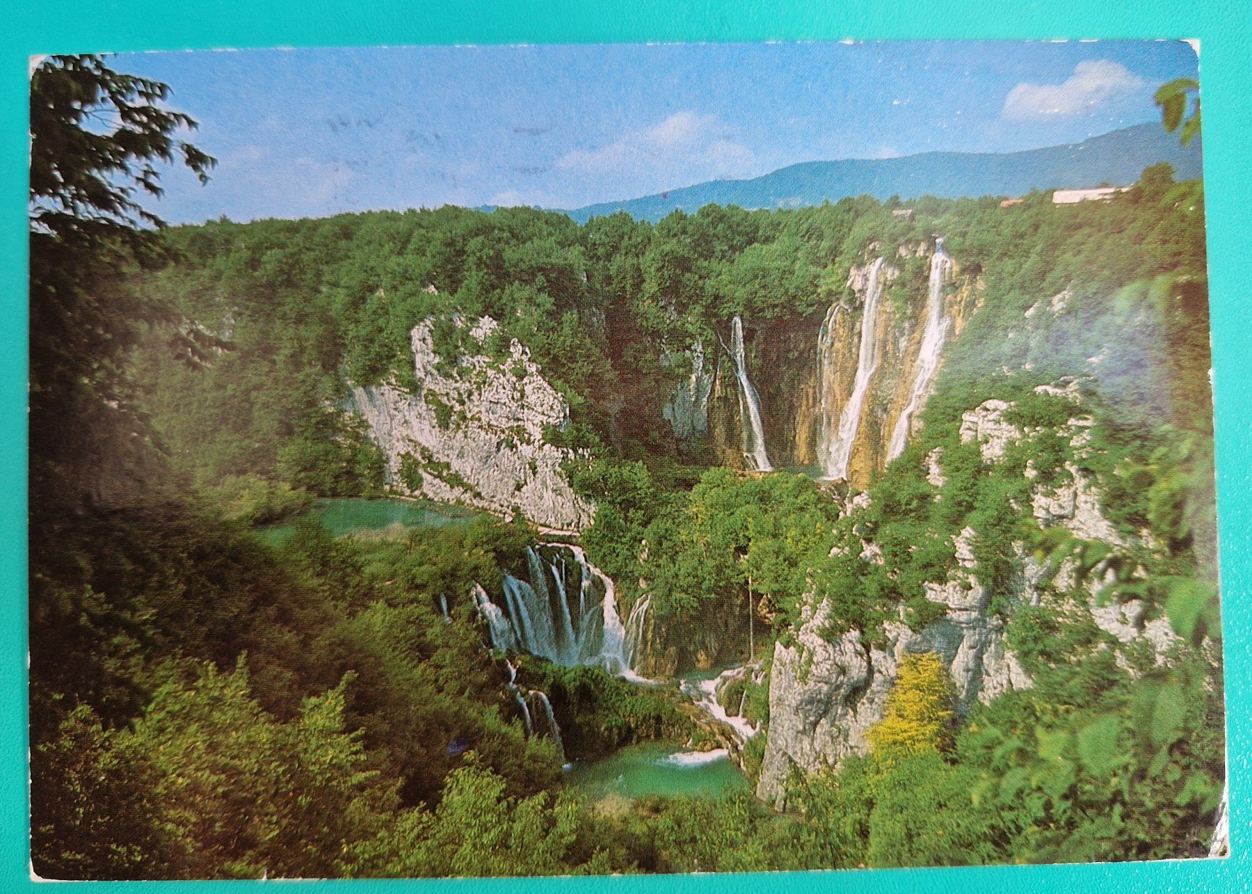 Cartoline postali: Plitvicka Jezera  Jugoslawien 1990 – Usato da Melchnau venduto da Arthurius