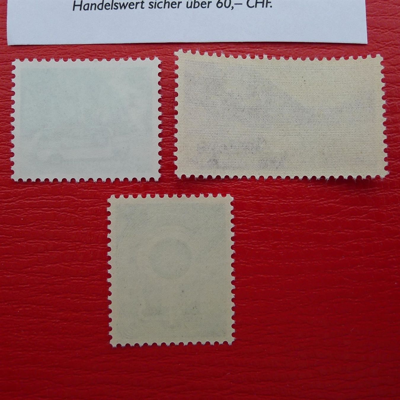Tutti i francobolli: Kleines Lot: "Specimen"-Marken, Versuchsdrucke – Usato da Sursee venduto da Luzernerraute 2