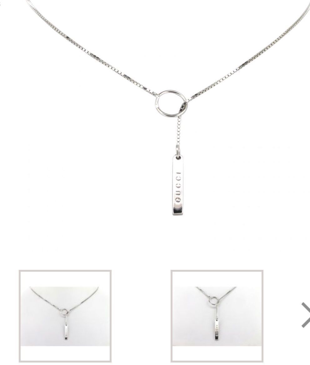 Catenine: Collier Gucci à vendre or Gris 750 – Usato da Montreux venduto da Pipo7878 2