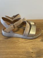Ledersandalen gr.38, beige