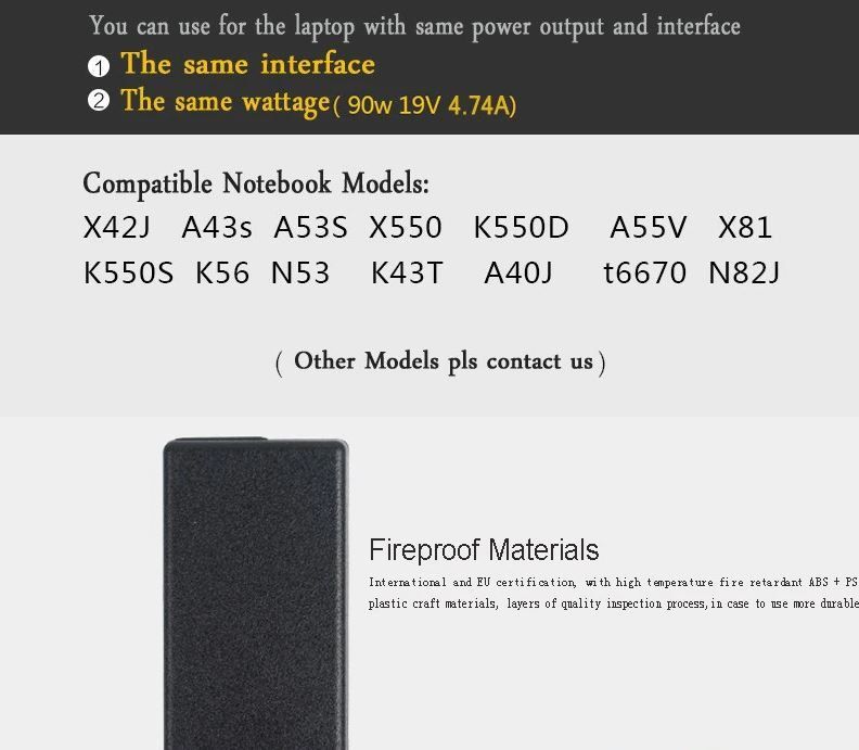 Asus Caricabatterie: Asus Netzteil Laptop-Ladegerät – Nuovo e nell'imballaggio originale da Unterägeri venduto da RmOnline 7