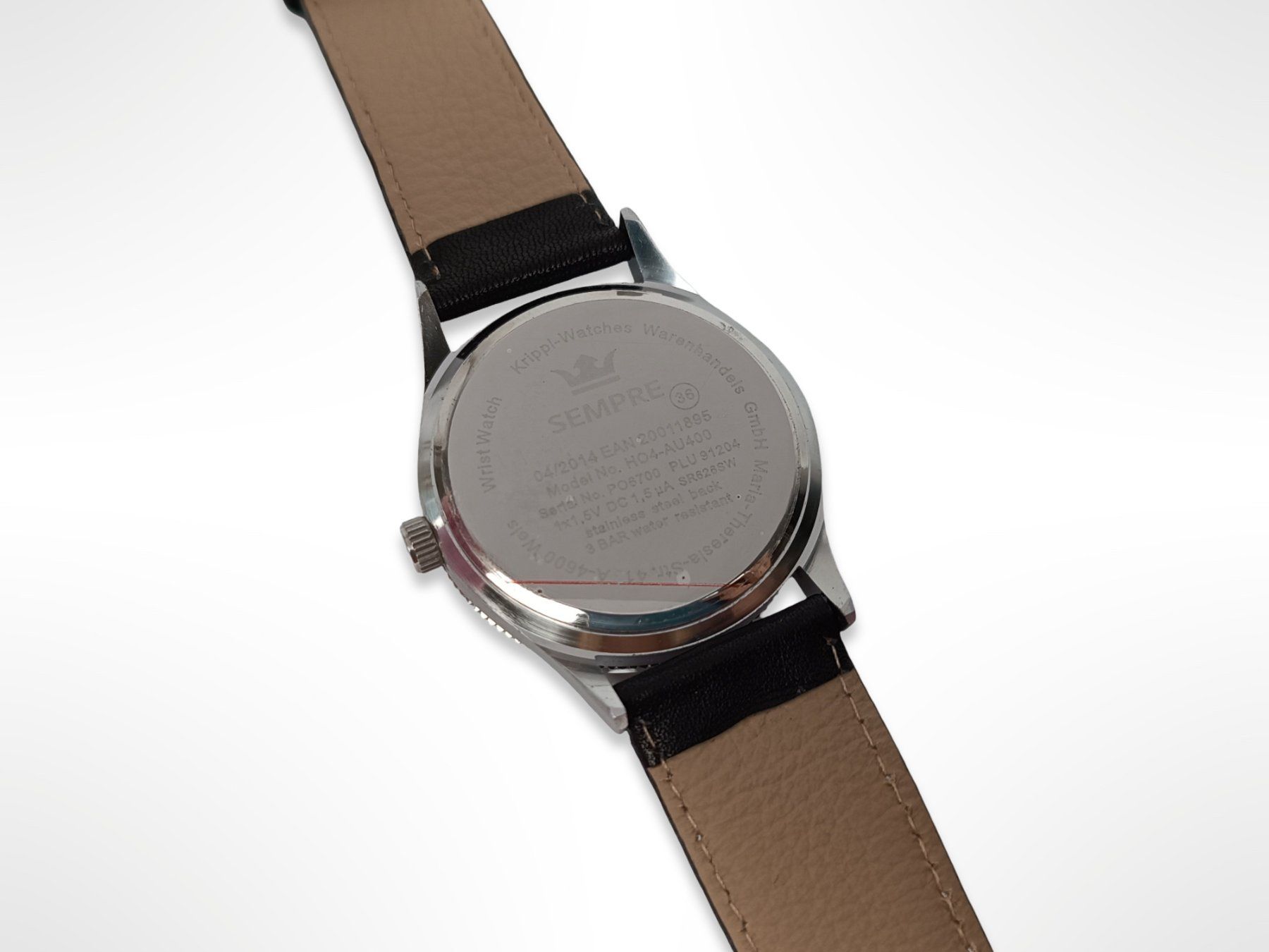Orologi: SEMPRE schwarze Armbanduhr – Usato da Suhr venduto da Restwert_Suhr 7
