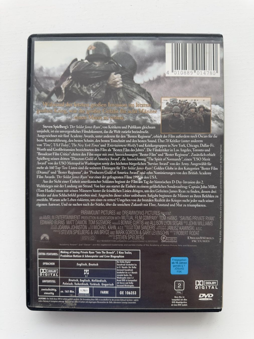 Tutti i DVDs: Der Soldat James Ryan – Usato da Nottwil venduto da grabi77 1