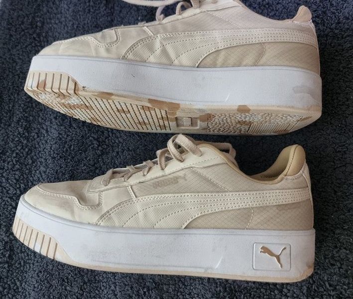 Puma Scarpe da donna: PUMA SNEAKER weiss / off-white / creme Gr 41 – Usato da Basel venduto da Mamaree 3
