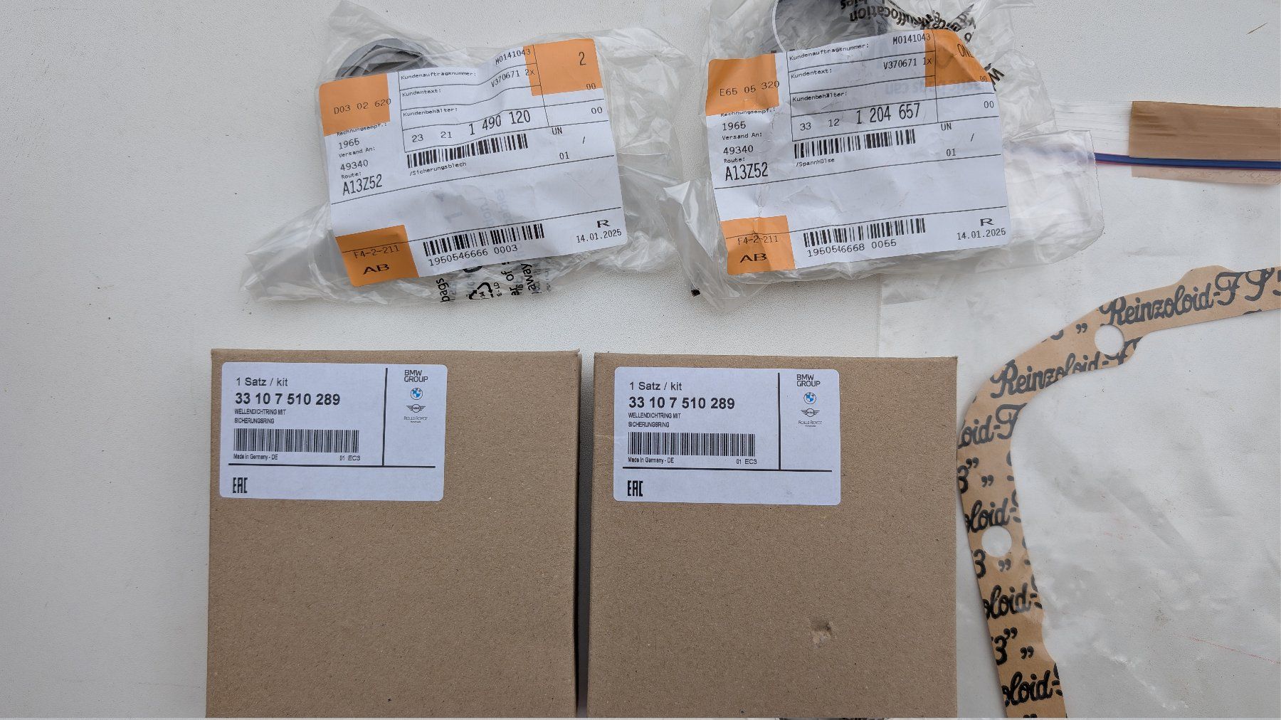 BMW Alle Autoersatzteile: BMW E28 535i , Dichtset für Differential 210mm – Gebraucht aus Ruschein von RallyProfi92