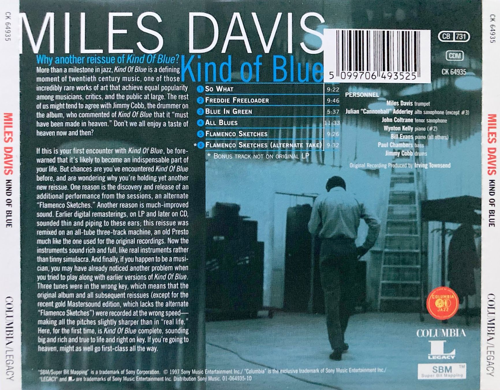 CDs: MILES DAVIS - KIND OF BLUE – Gebraucht aus Bottens von hotter-than-hell 1