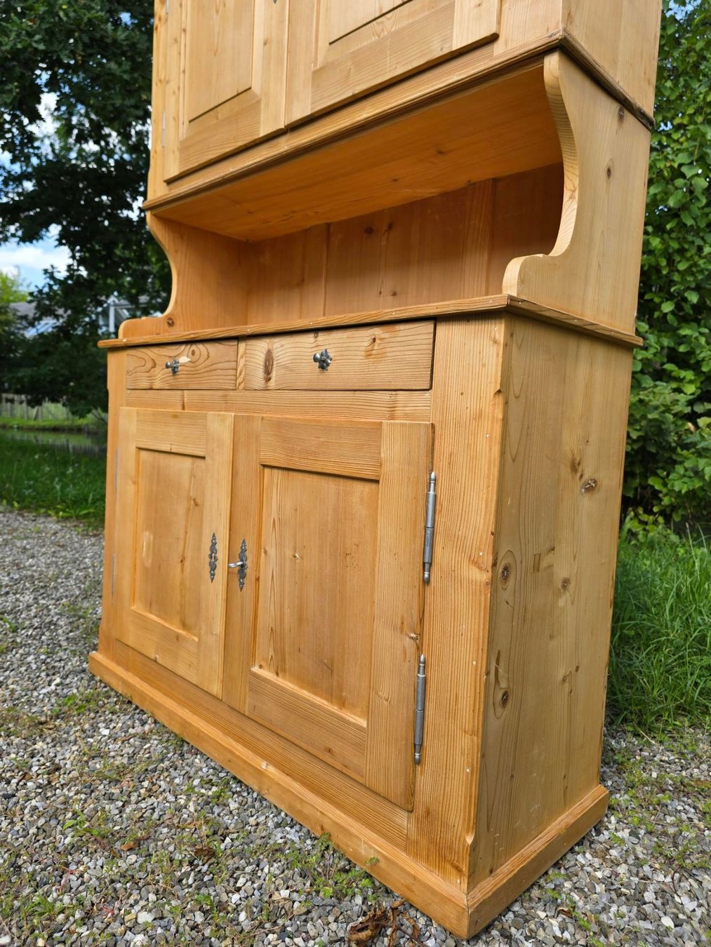 Credenze: Antikes Küchenbuffet / Vitrine / Bauernbuffet aus Tanne – Usato da Bern venduto da Sandroid17 6