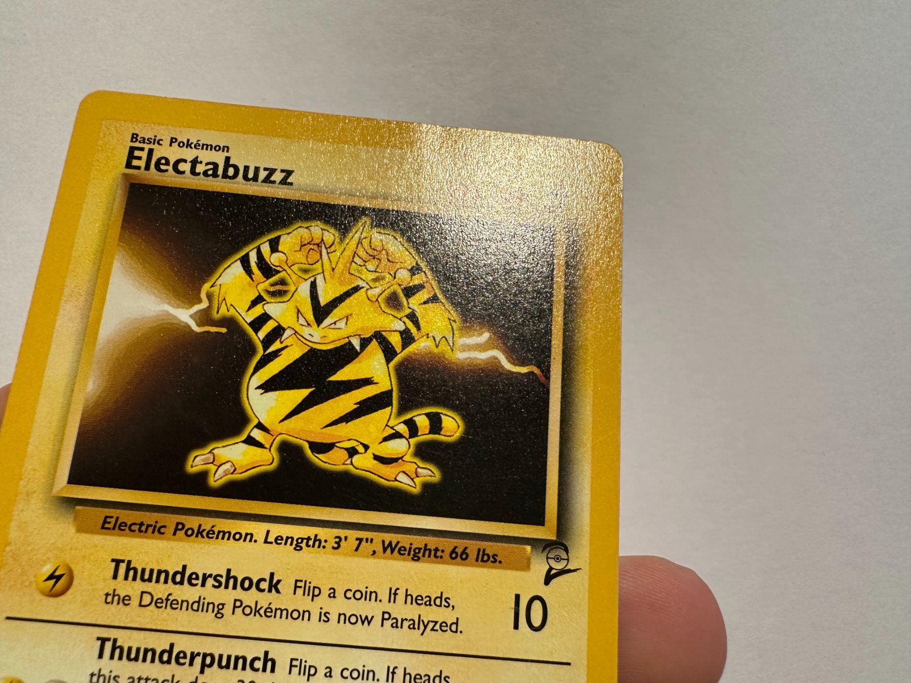 Pokémon Carte collezionabili: Electabuzz non holo Base 2 EN – Usato da Hagendorn venduto da Pokecollectorch 3