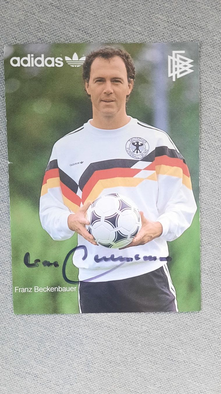 Autografi: Autogrammkarte Franz Beckenbauer – Usato da Schmerikon venduto da Olympia04