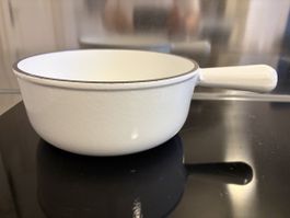 Le Creuset Caquelon weiss, 22, wie neu