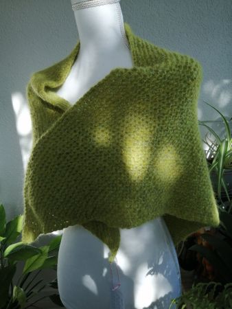 Dreiecktuch/Schultertuch gestrickt, Grösse: 140x75cm