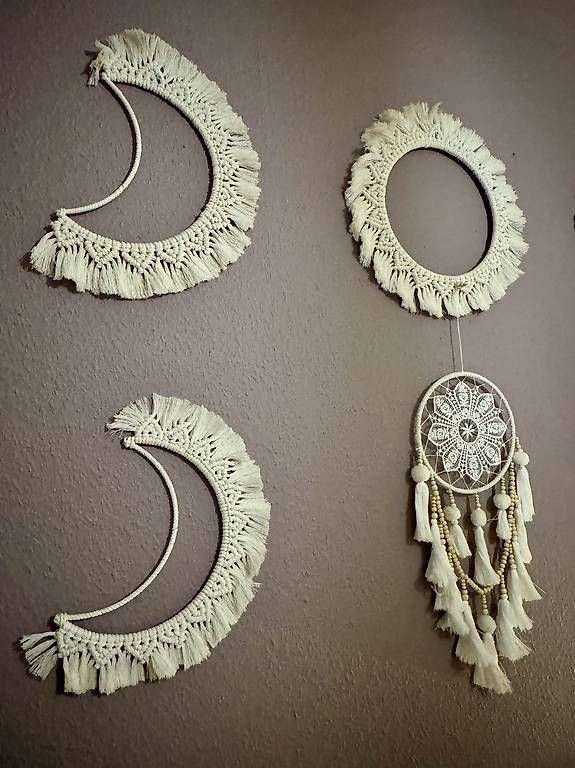 Tutte le decorazioni: Lot décoration murale bohème macramé  – Usato da Onex venduto da minttea_sakura 1