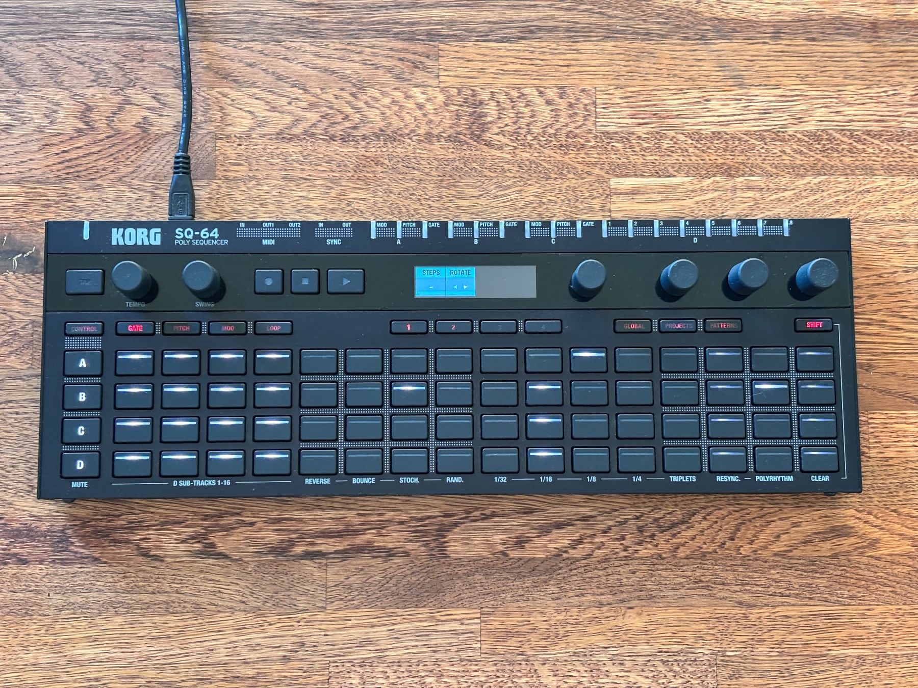 Korg Strumenti musicali: KORG SQ-64 POLY SEQUENCER – Usato da Bern venduto da dlm01 1
