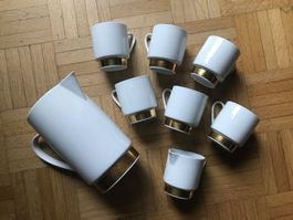 Melitta Hamburg Kaffeeservice Goldrand