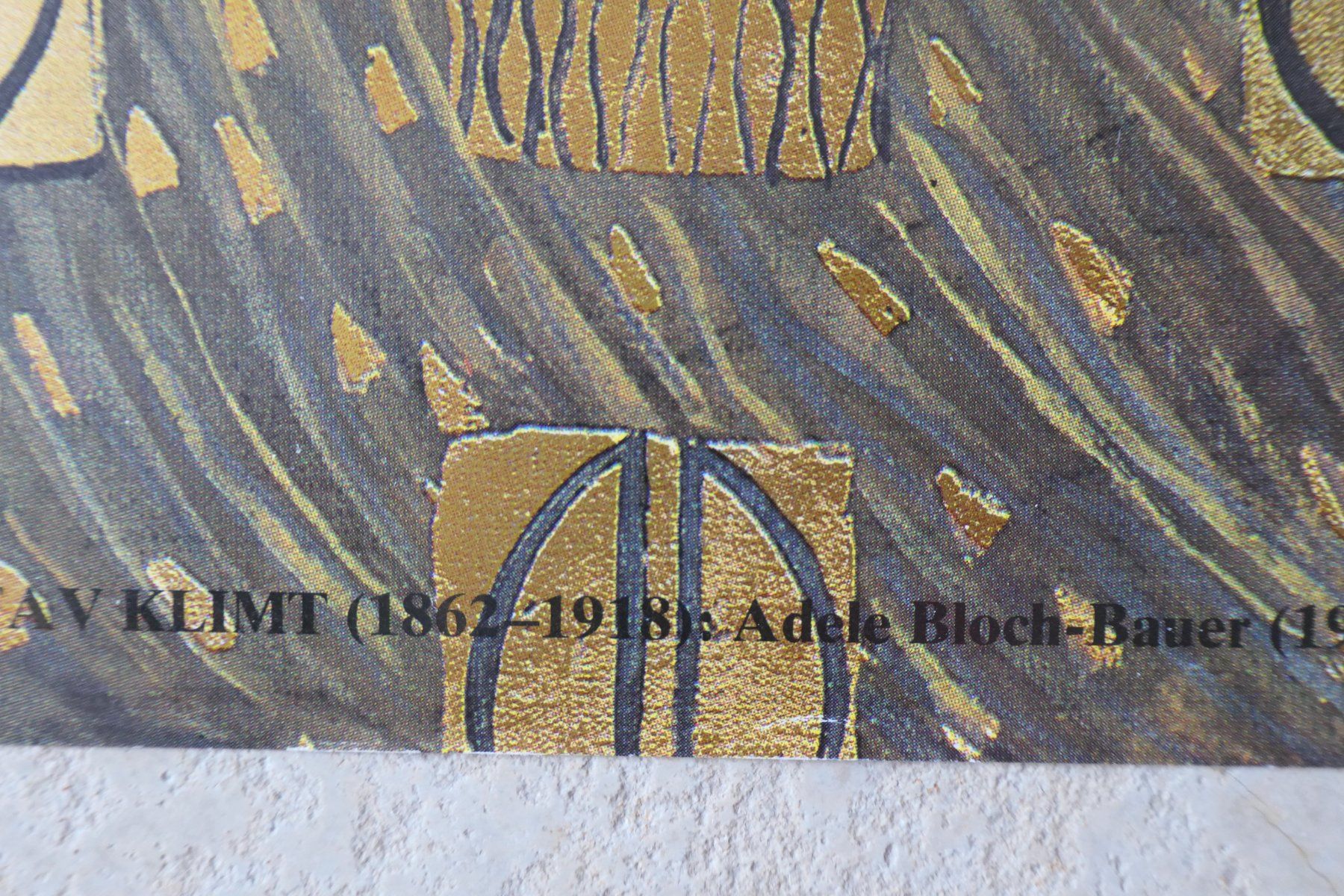 Foto & Immagini: KLIMT 3 Kunstdrucke Kuss/Adele/Waldabhang Masse im Text – Nuovo (secondo la descrizione) da Meikirch venduto da Bazooka07 5