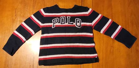 Polo Ralph Lauren Pullover 3T, gestreift, Baumwoll-Mix
