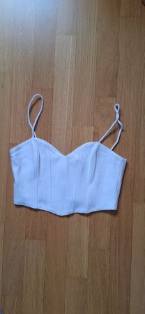 Zara, bustier blanc