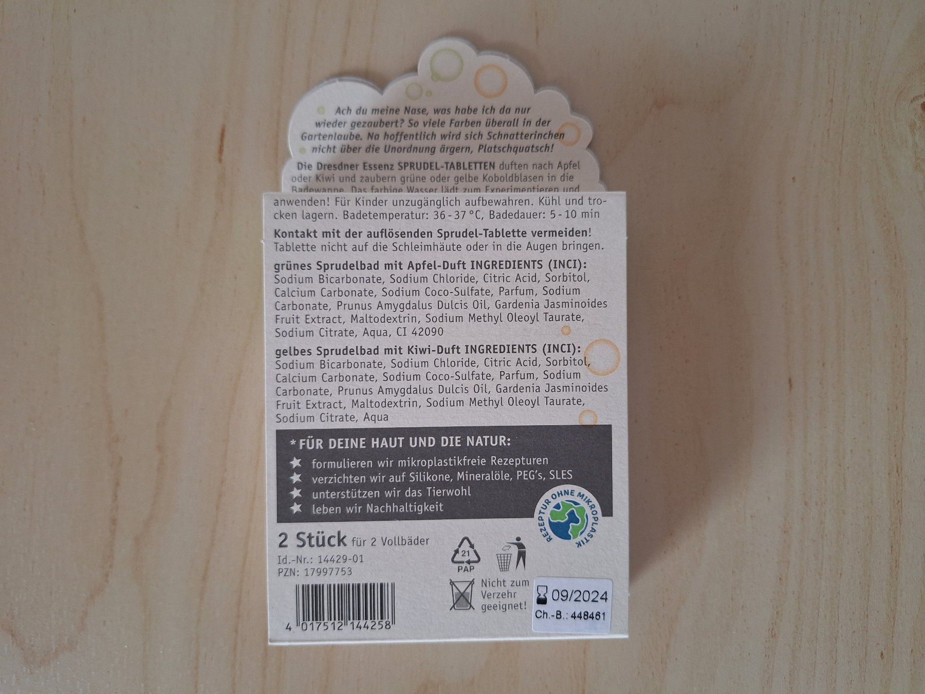Altro per la cura del corpo: Dresdner Sprudel-Tabletten Set Sandmann Pittiplatsch, NEU & – Nuovo e nell'imballaggio originale da Worb venduto da geo_zbd8 5
