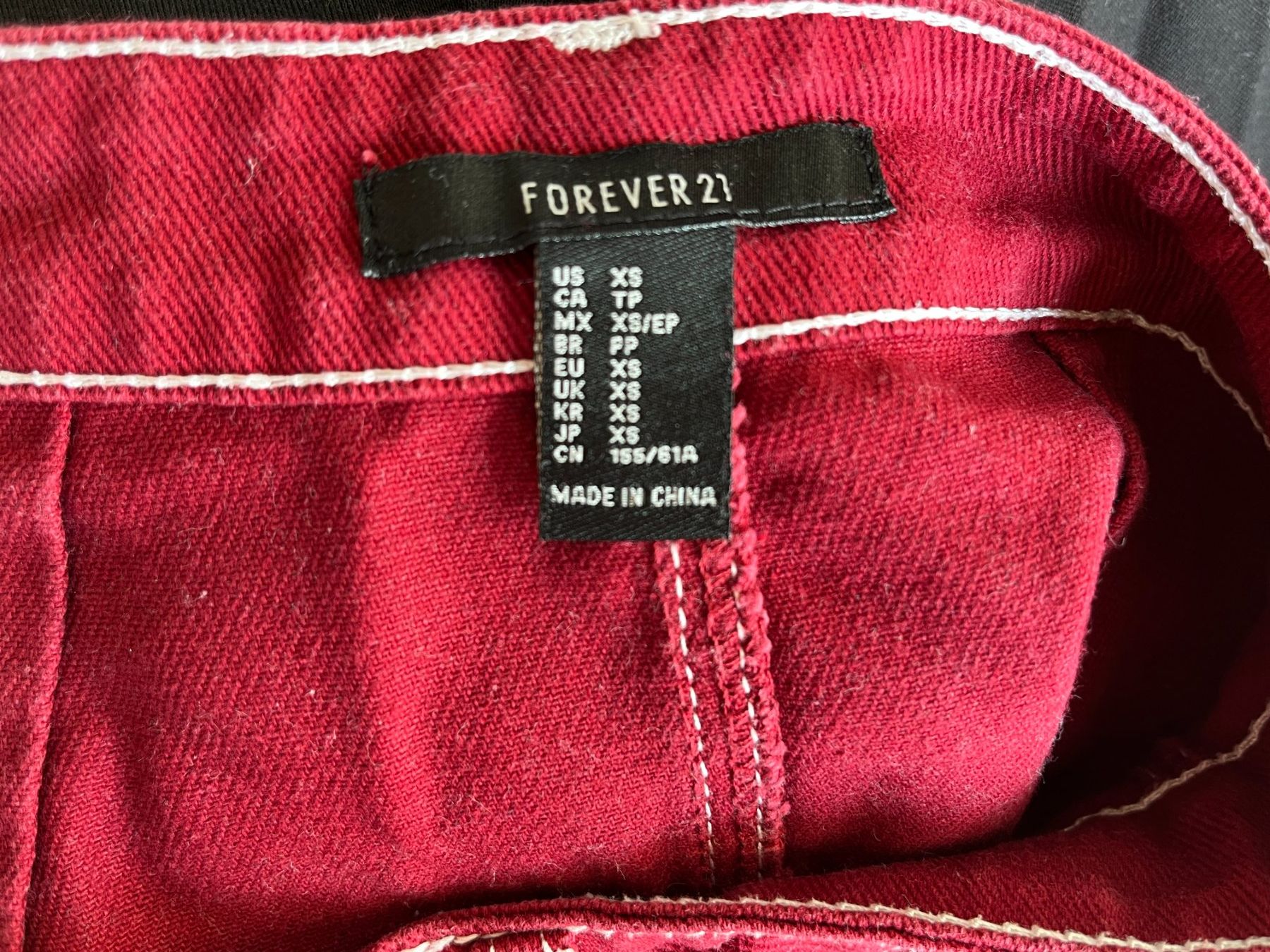Gonne: Forever 21 mini skirt, rot – Usato da Uster venduto da emm_px8k 2