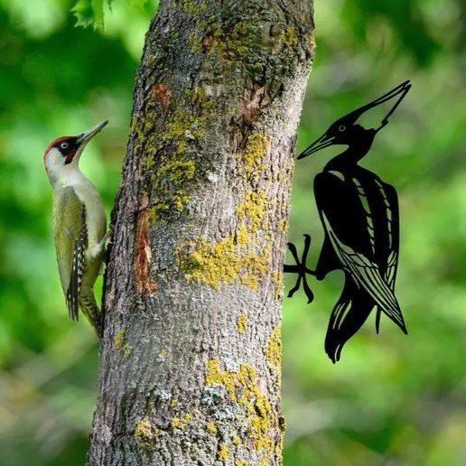 Alle Dekorationen: 🌿🐦 Metall Gartenstecker Vogel 40 cm ✨ – Neu und originalverpackt aus Saland von Chi4 2