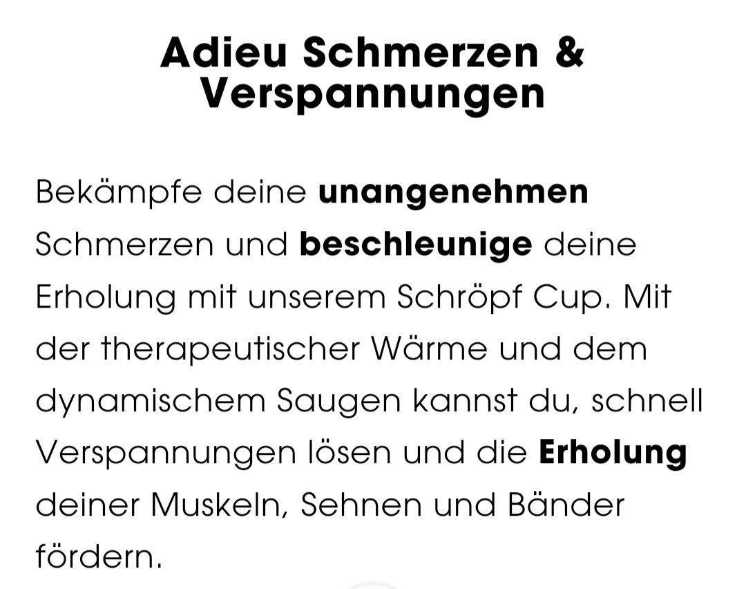 Appareils de massage: Schröpfgerät – Neuf avec emballage d'origine à Horw par Pfderi0 3
