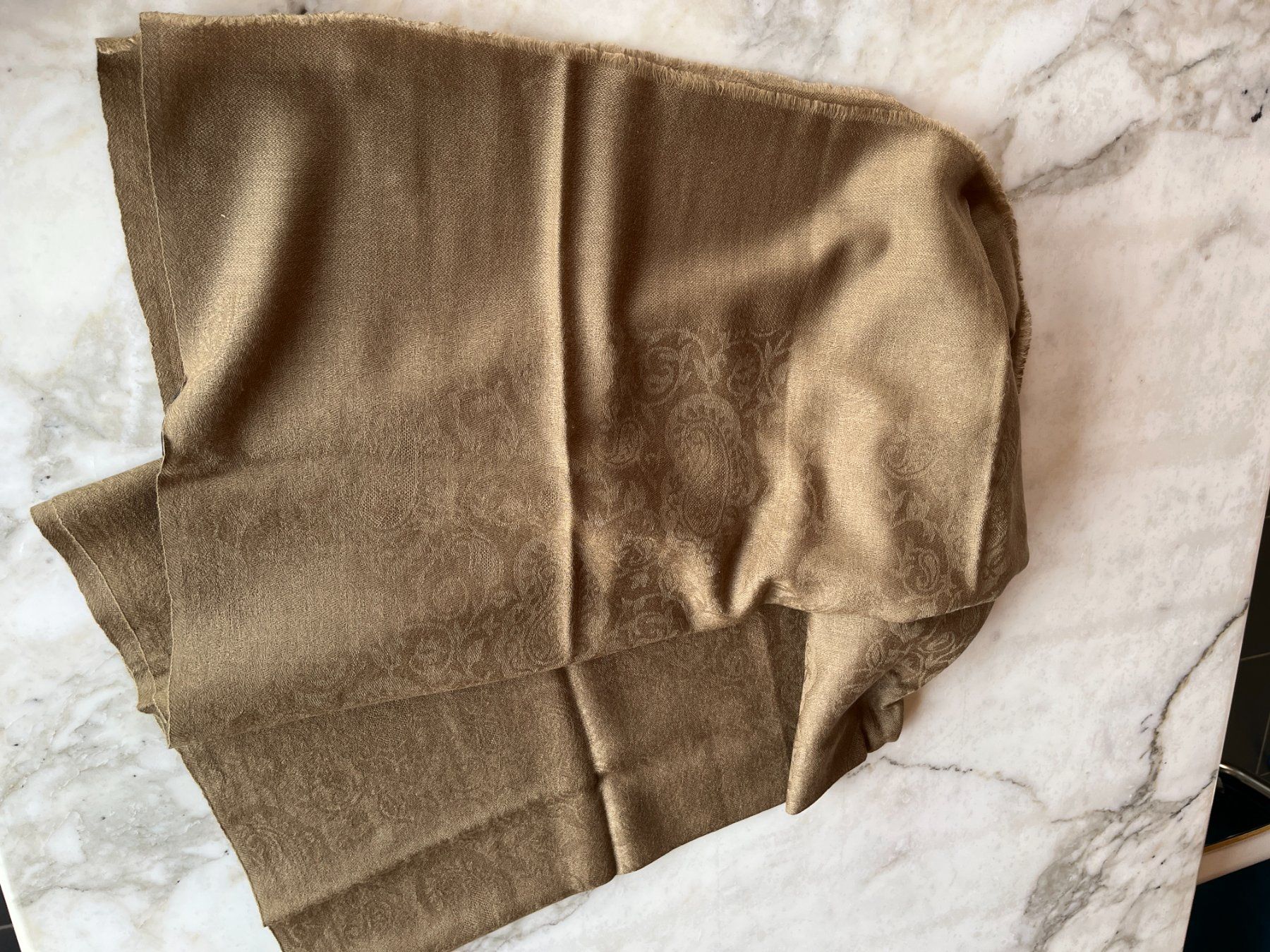 Foulards, Tücher & Schals: Schal, 100% Wolle, beige, – Neu (gemäss Beschreibung) aus Bern von cubus01 6