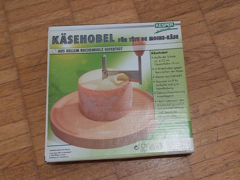 Prodyne Käsehobel Aus Buchenholz – Mit Austauschbarem Edelstahldraht