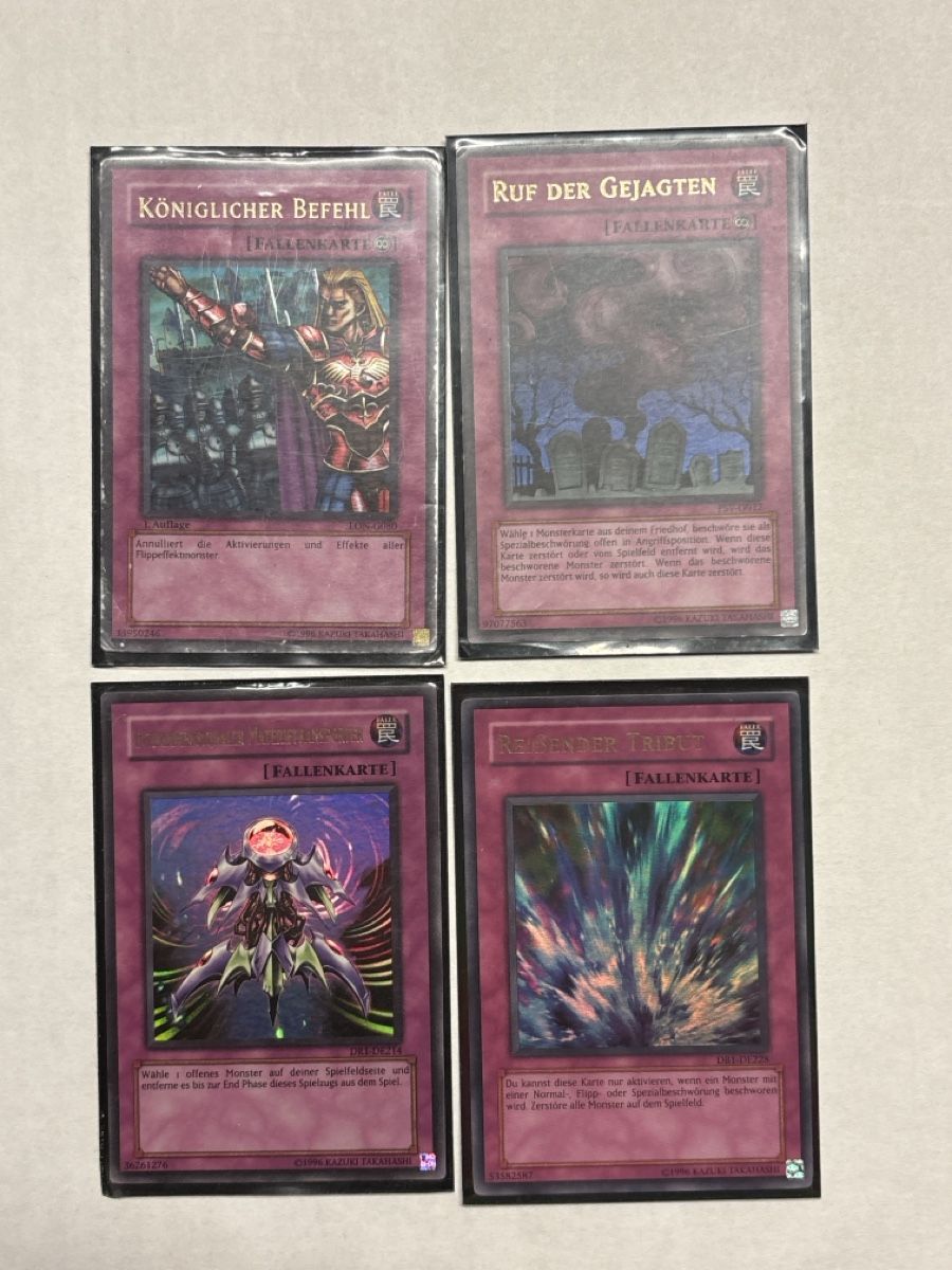 Yugioh Carte collezionabili: Yugioh Mix Alt 4X – Usato da Speicherschwendi venduto da YugisKartenKammer