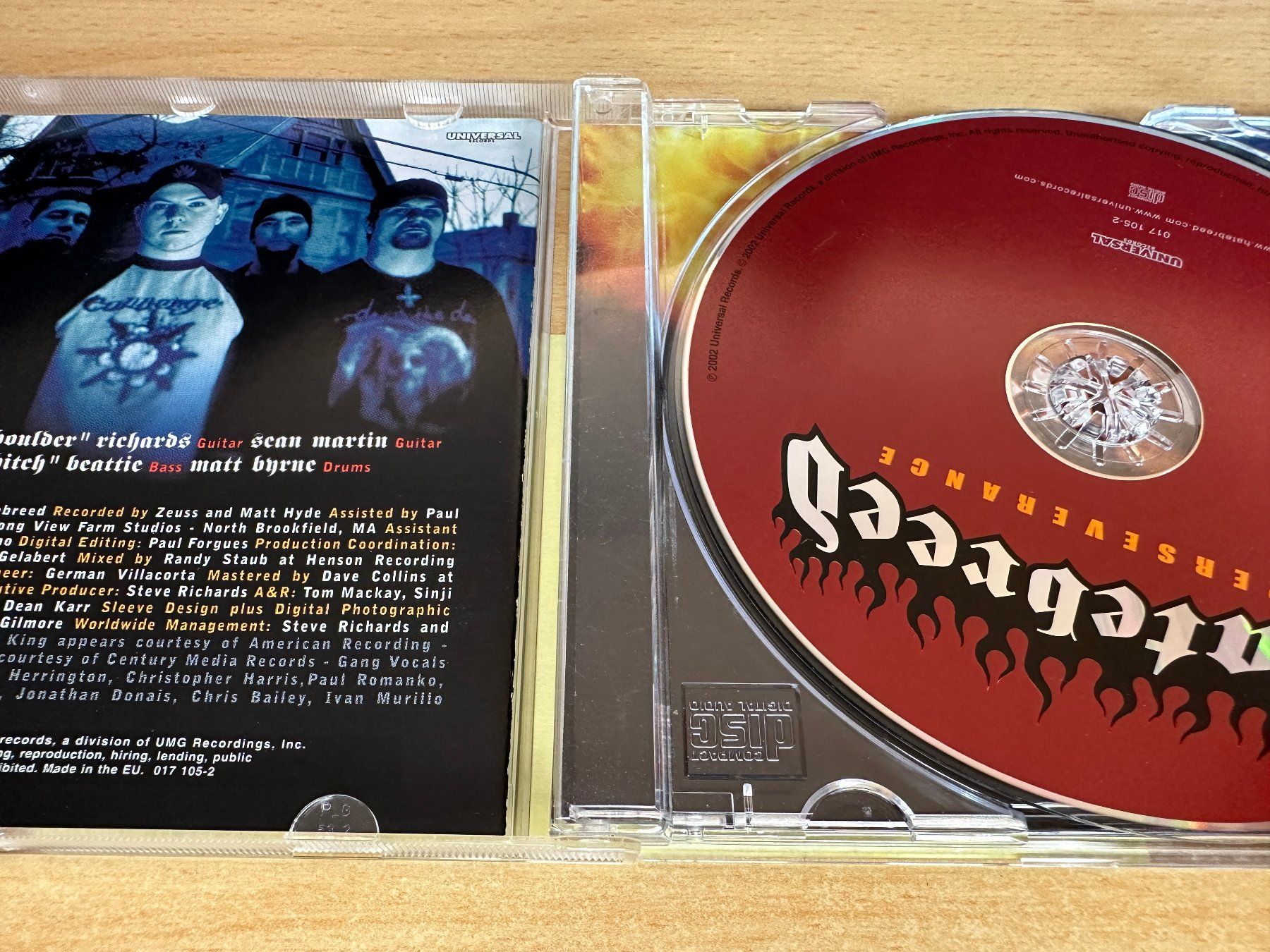 CD: Hatebreed – Perseverance – Usato da Rikon im Tösstal venduto da Alpenmutz 2