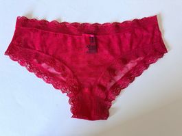 BELDONA, Slip transparent, Grösse L, Farbe Rot