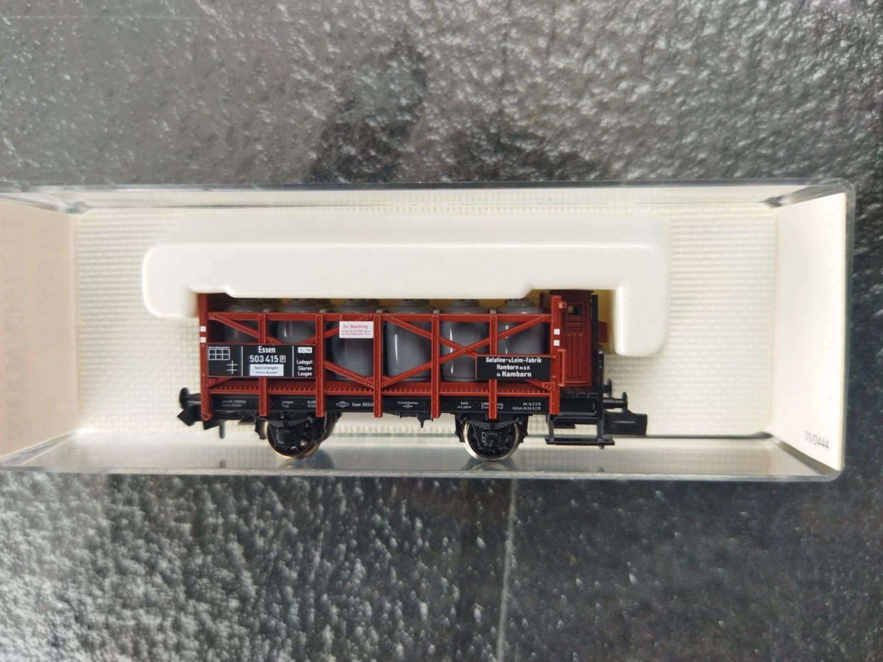 Fleischmann Modellini di ferrovie: Säueretopfwagen der K.P.E.V von Fleischmann N – Nuovo e nell'imballaggio originale da La Chaux-de-Fonds venduto da Hobbymodell