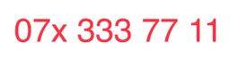 VIP Handynummer 07x 333 77 11 (PrePaid)