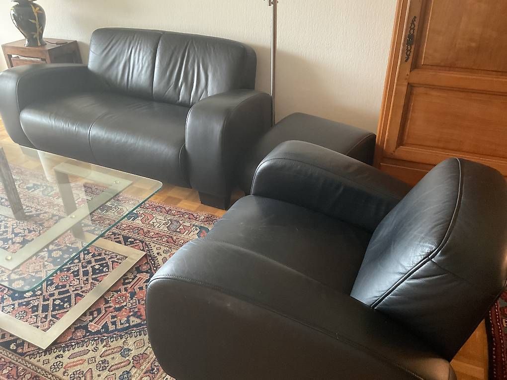 Sofas: Salon club en cuir – Gebraucht aus Lausanne von peterv1 2