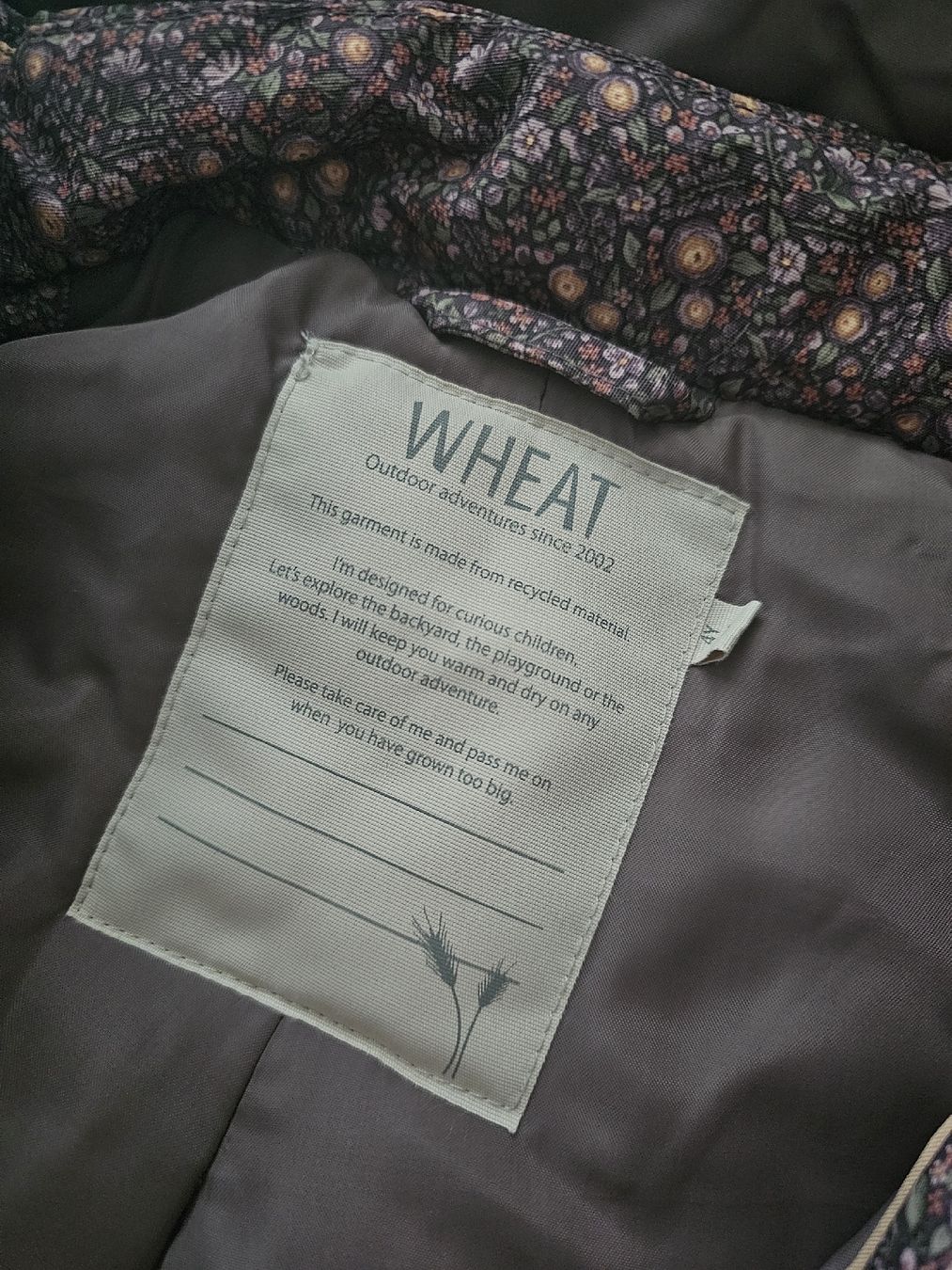 Giacche & Cappotti: Wheat Kinder Winterjacke Blumenmuster Grösse 104 – Usato da Zürich venduto da sla_8krg 4