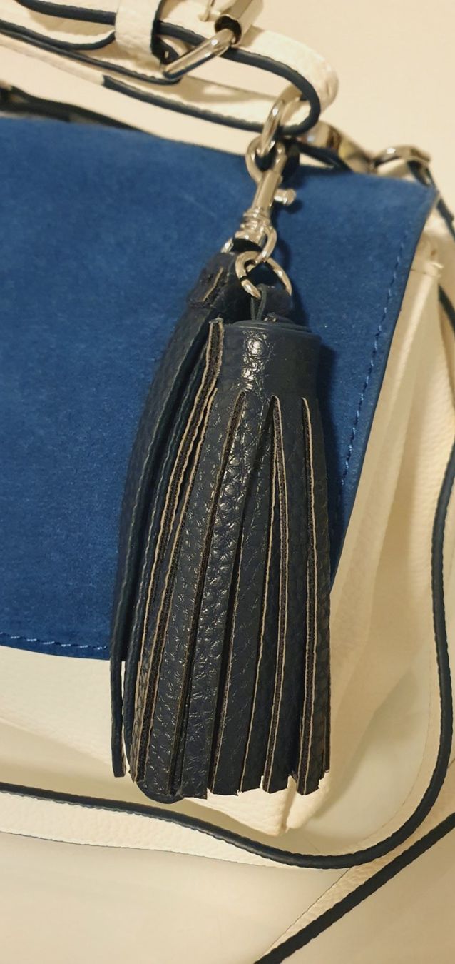 Zara Borse da donna: Handtasche Blau/weiss Neu – Nuovo (secondo la descrizione) da Stansstad venduto da InStyle8 4