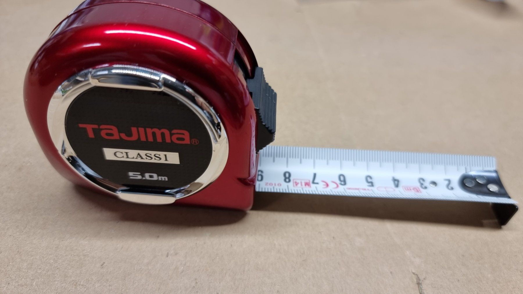 Misurare: Tajima Rollmeter HI-LOCK 5m Class 1 – Nuovo (secondo la descrizione) da Rebstein venduto da James-Dean