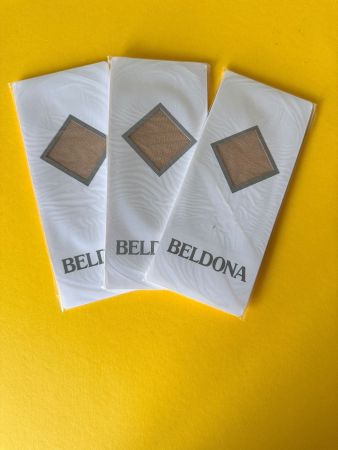 Beldona Füsslinge, 3 Stück, Grösse S, Farbe Ficelle