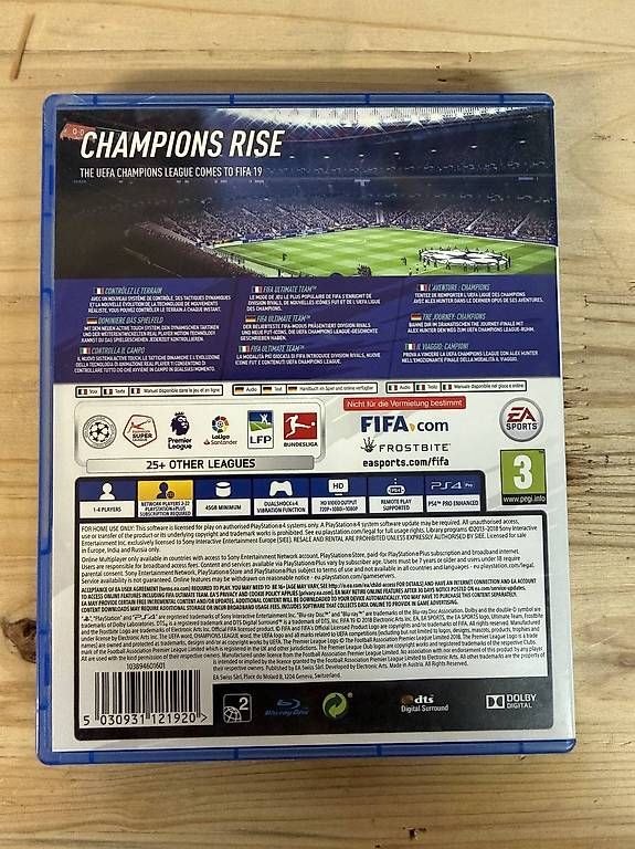 Sony Giochi: FIFA 19 PS4 mit Hülle und Disc – Usato da Dietikon venduto da Sir.Franzelot 1