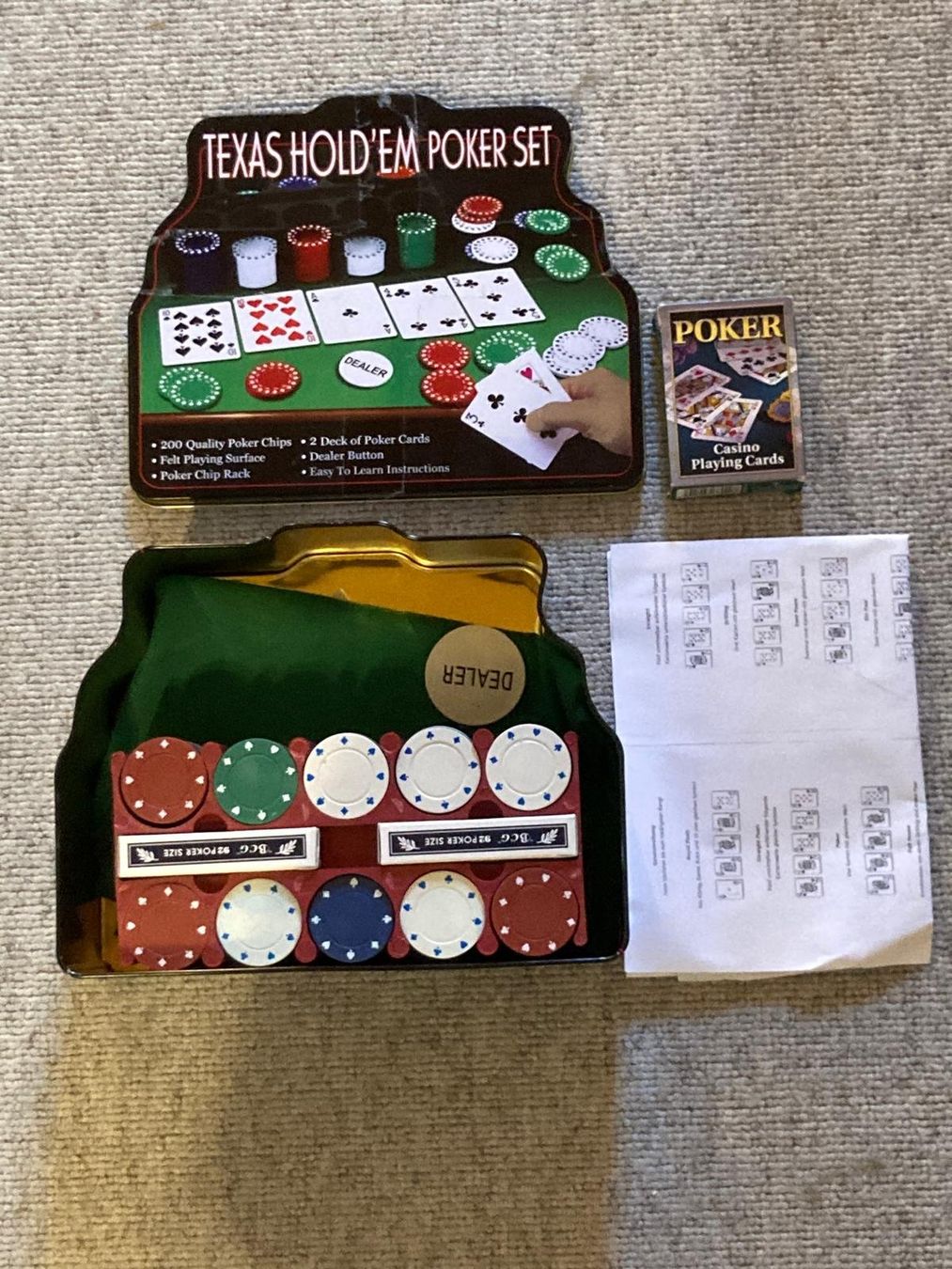 Giochi: Texas Hold'em Poker Set – Usato da Schwarzenbach SG venduto da ernesto3.6