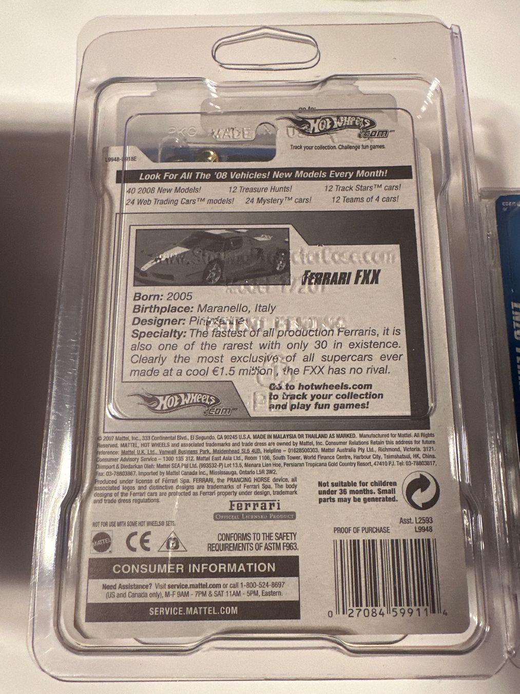 Hot Wheels Modellini d'auto: 4x Hot Wheels Ferrari OVP + Protector – Nuovo (secondo la descrizione) da Basel venduto da Brani91 6