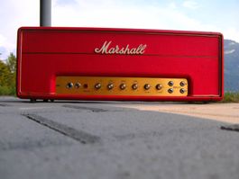Marshall 50W Jg. 1970, original red tolex, vintage!