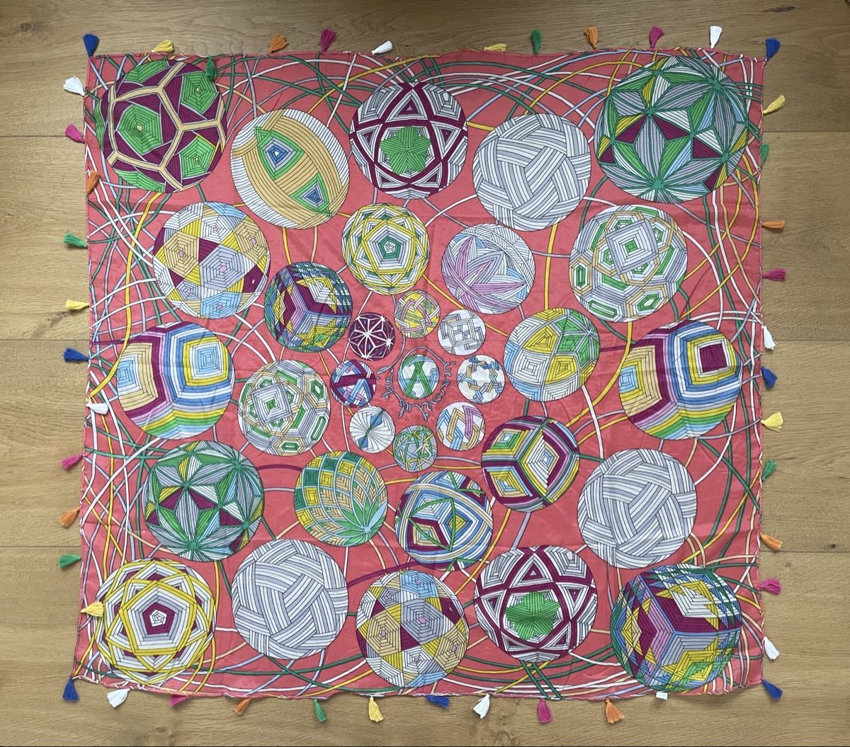 Foulard & Sciarpe: Fröhlicher Frühlingsschal – Nuovo (secondo la descrizione) da Grenchen venduto da M_ina 2
