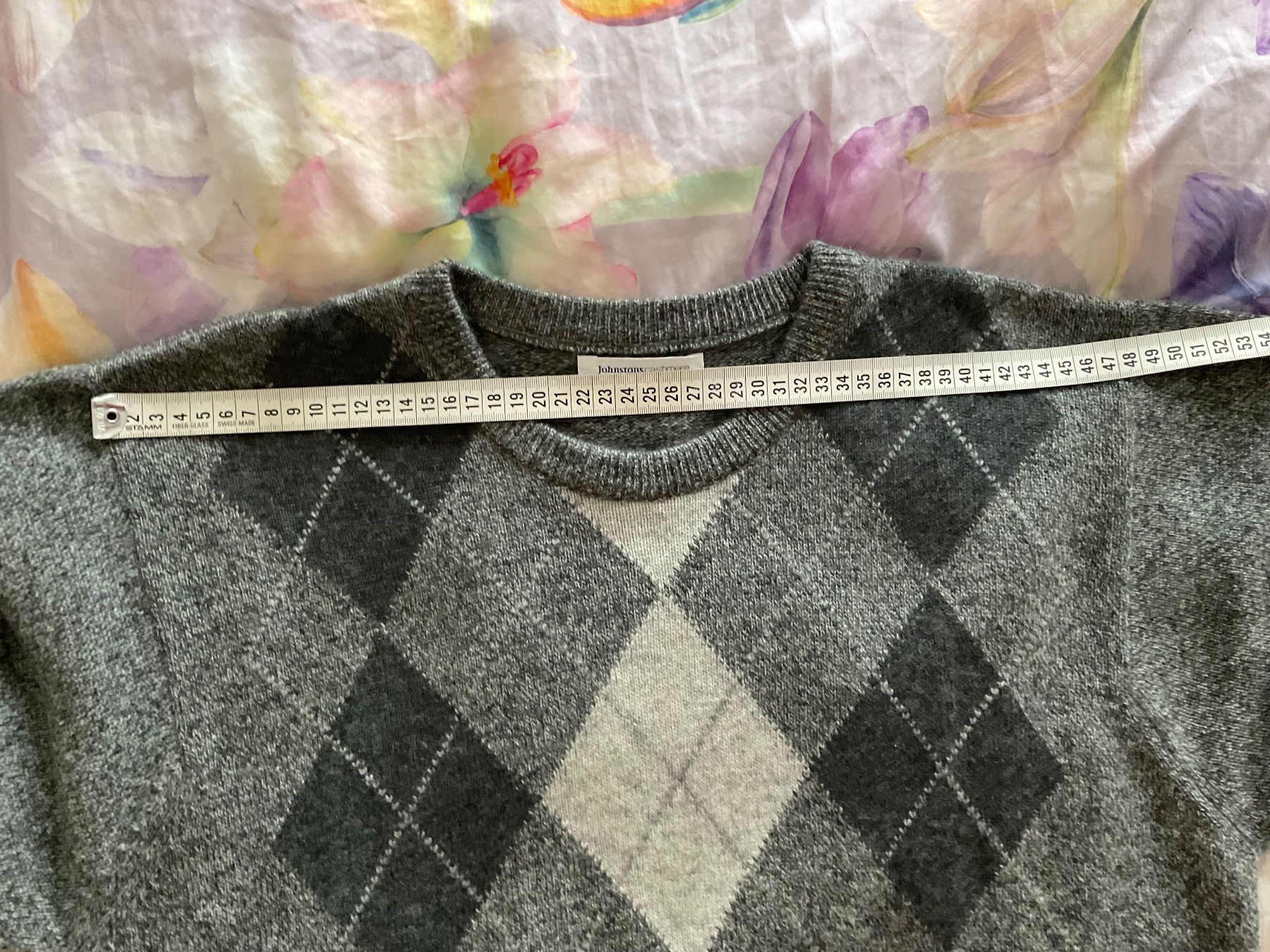 Maglioni & Felpe: JOHNSTONS Scotland 100% Kaschmir Pullover Gr 48 grau NWRT – Usato da Urdorf venduto da alda02 5