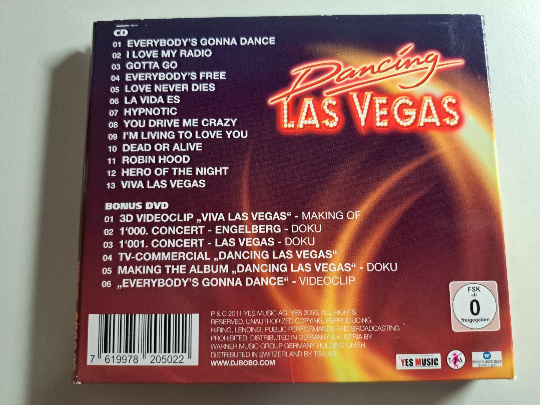 CD: DJ BOBO - Dancing Las Vegas – Usato da Wichtrach venduto da LuckyLuke69 1