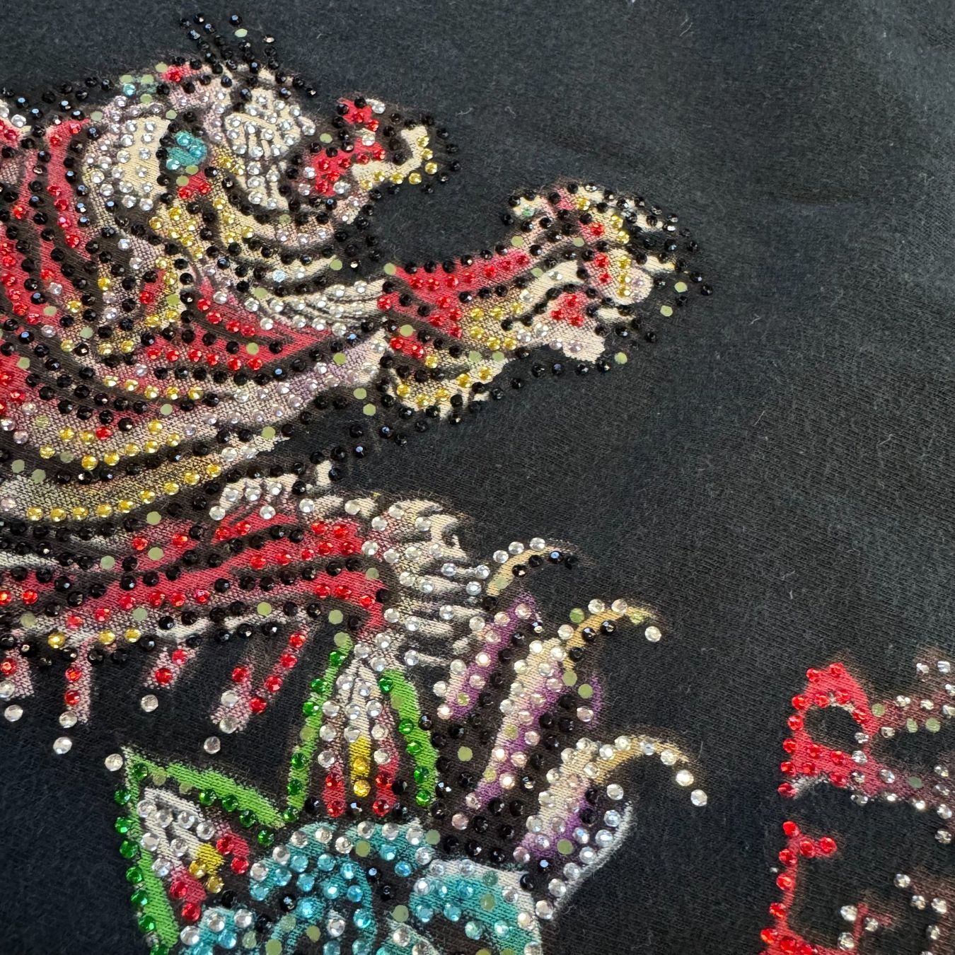 Ed Hardy T-shirt: Ed Hardy y2k "aces catcher" rhinestones tee – Usato da St. Gallen venduto da sourced_limited 5
