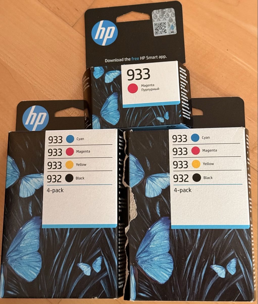 Hewlett Packard Cartucce per stampanti & toner: 2 Sets Druckerpatronen HP 933/932 – Nuovo e nell'imballaggio originale da Zürich venduto da Coby2